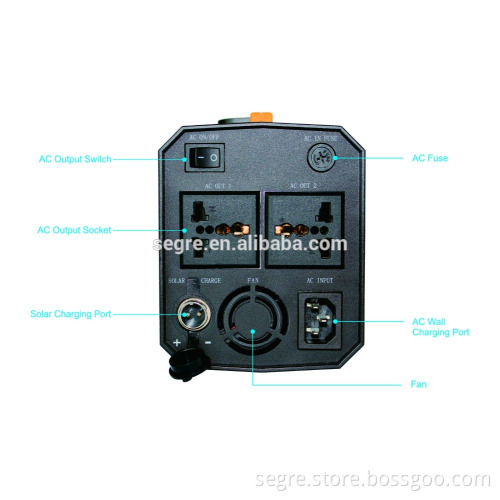 Hot sales UPS 500W solar hybrid inverter system pure sine wave inverter solar charge input system